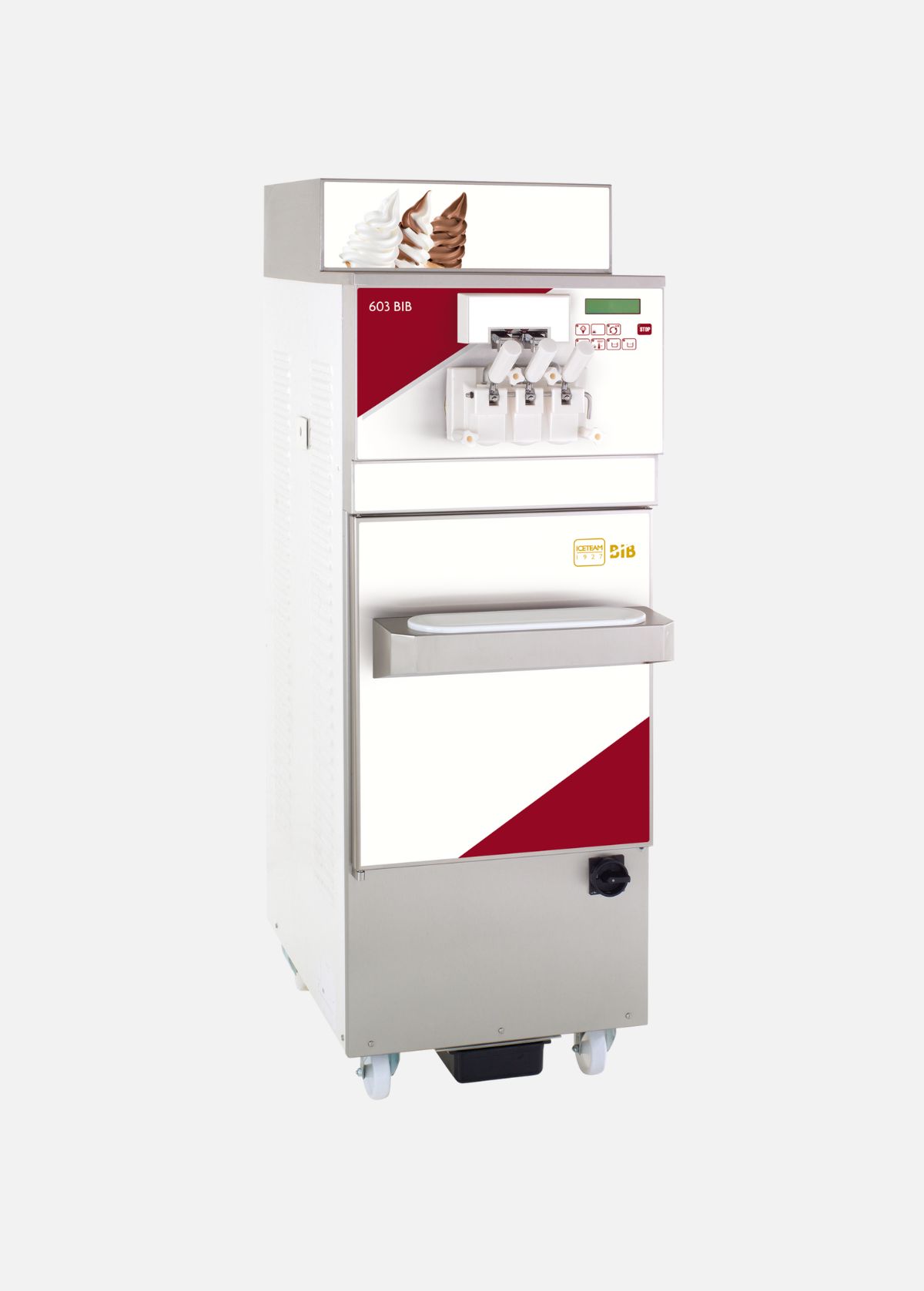 Máquina helado soft 2+1 sabor